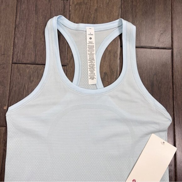 Lululemon NWT Swiftly Tech Racerback Tank Top 2.0 *Race Length Powder Blue - Picture 5 of 13